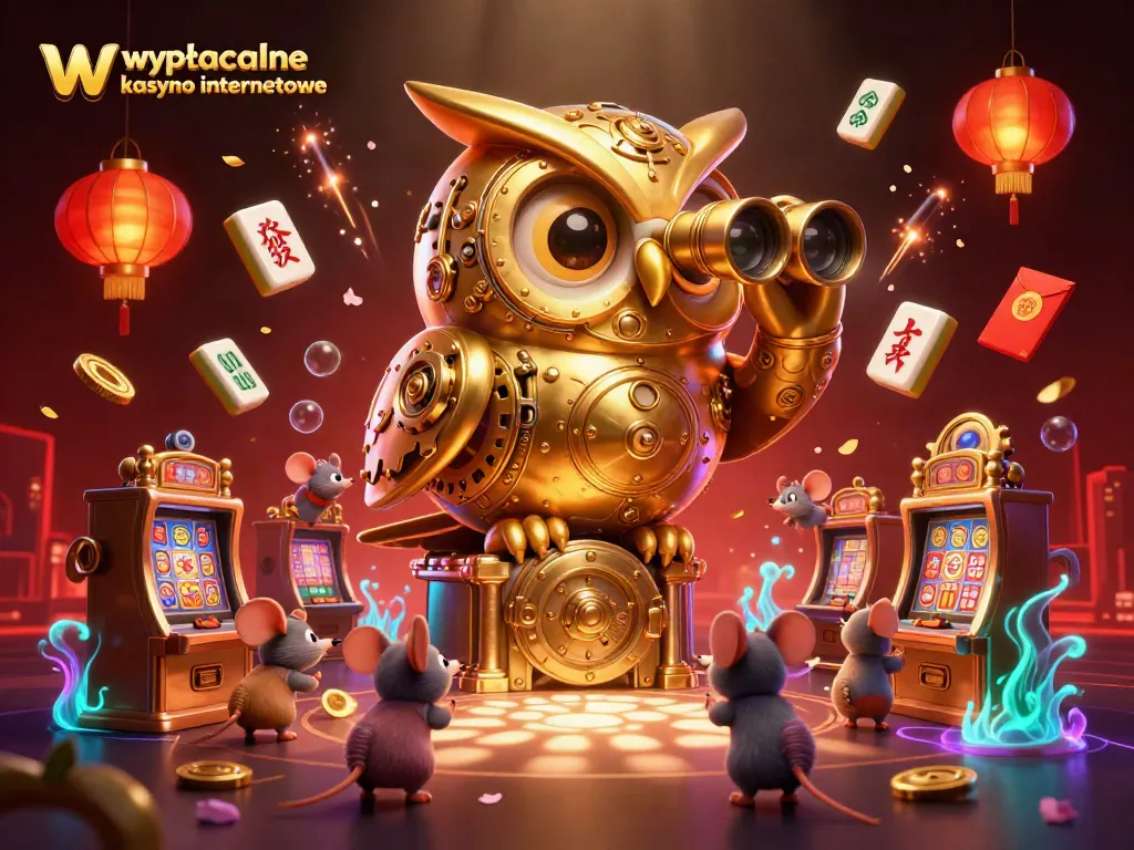 Experience the excitement of wypłacalne kasyno internetowe with our vibrant 3D casino scene.