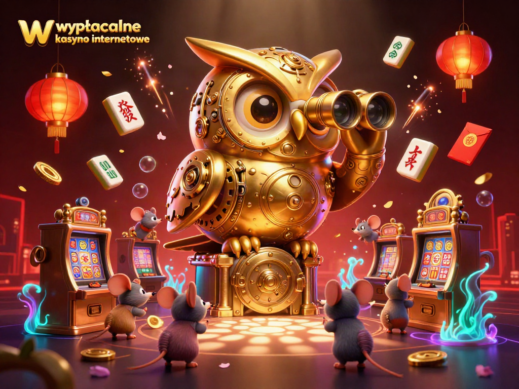 Experience the excitement of wypłacalne kasyno internetowe with our vibrant 3D casino scene.