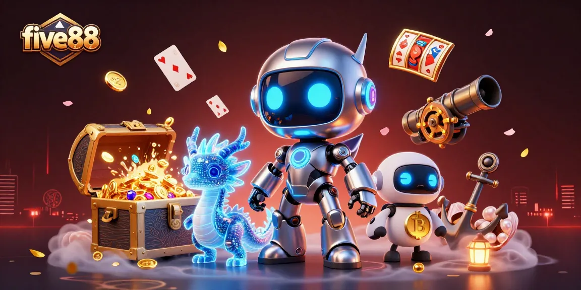 Experience thrilling action at five88 casino with vibrant characters and dynamic gaming elements.