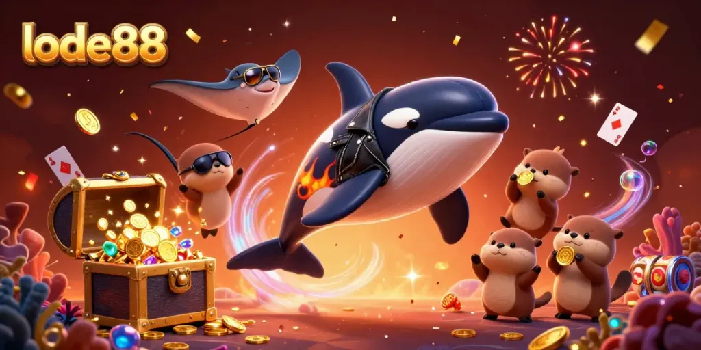 Lode88 delivers thrilling online casino excitement with vibrant characters and dynamic gaming elements.