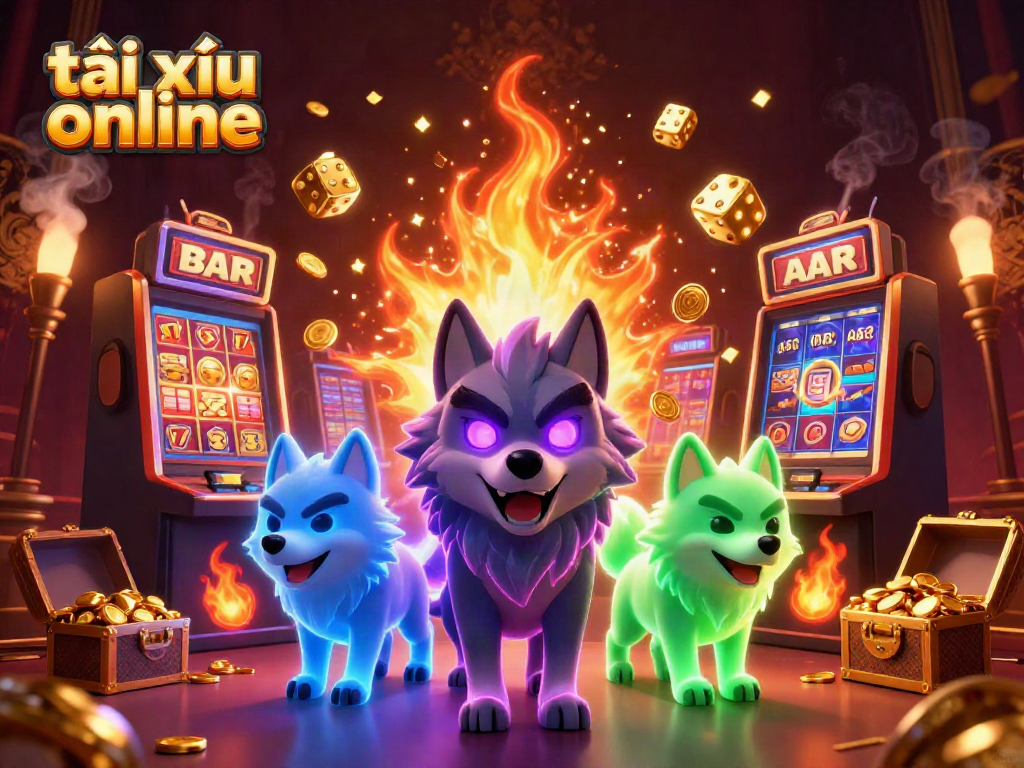 Experience exhilarating gaming at tài xỉu online with lively characters and vibrant casino elements.