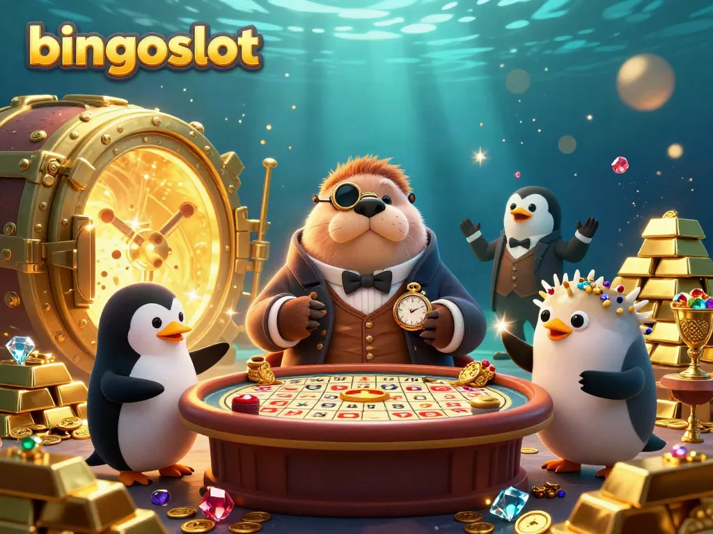 Memenangkan bingo slot dengan cara yang menarik di bawah laut bersama walrus, penguin, dan ikan.