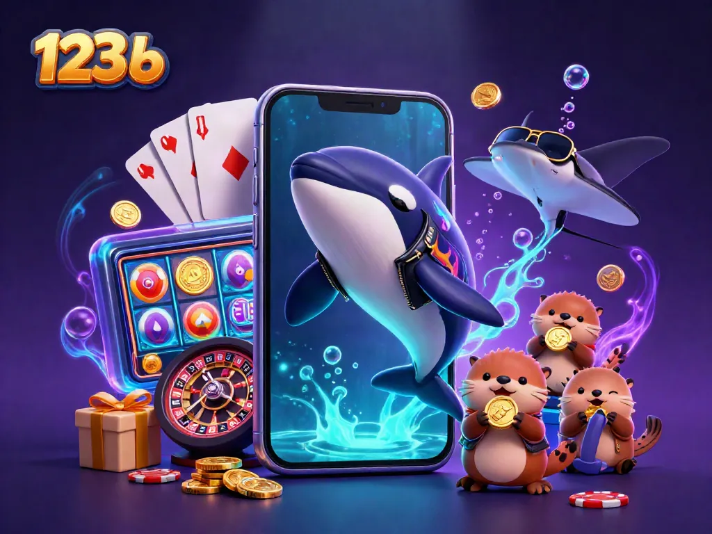 Experience excitement with 123 b illustrated in a vibrant casino scene featuring winning characters.