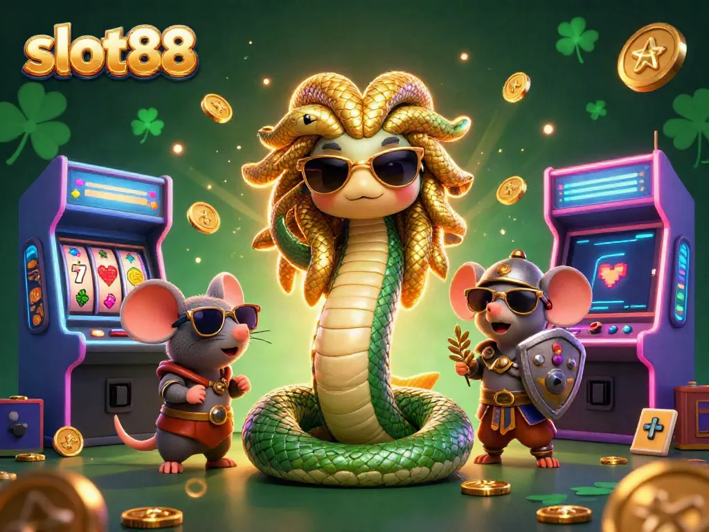 Experience the excitement of slot88 with vibrant visuals and dynamic gaming elements in 3D.