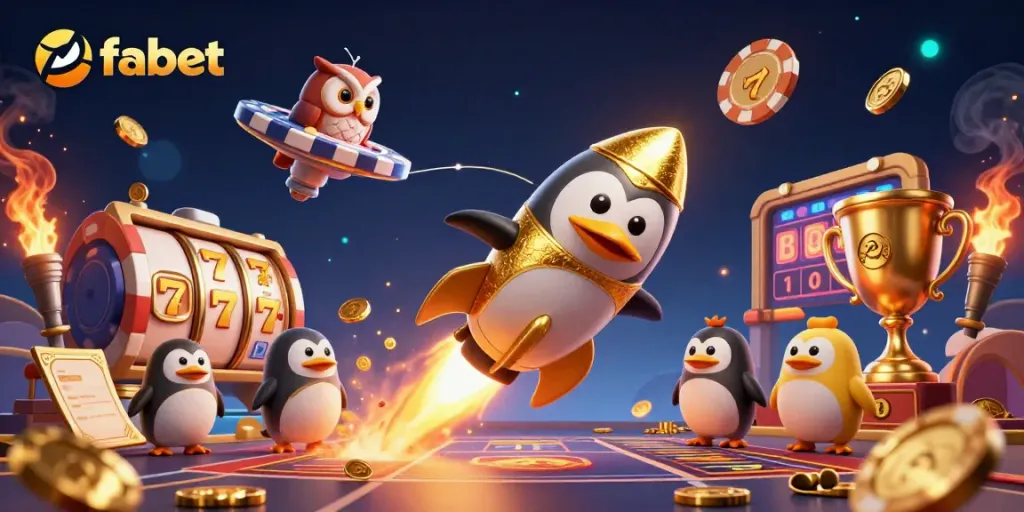 Experience winning thrills at fabet with engaging casino games and dynamic illustrations.