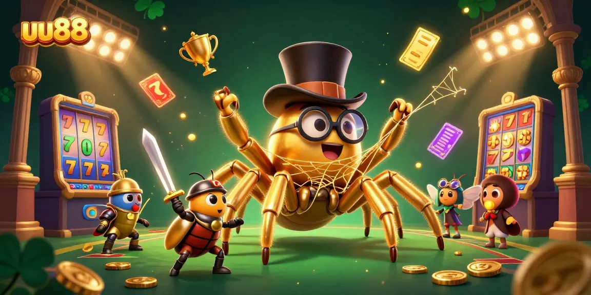 Experience dynamic betting action with uu88 in an enchanting 3D casino world filled with golden elements.