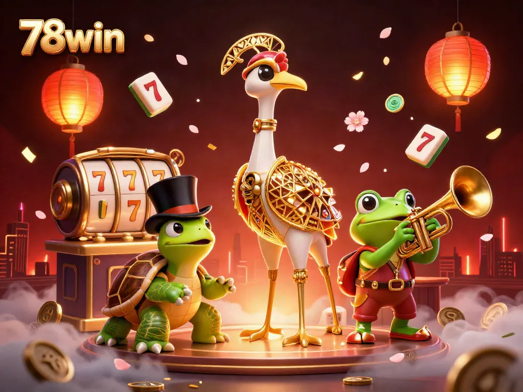 Experience the thrill of 78win casino with vibrant characters and dynamic game elements.