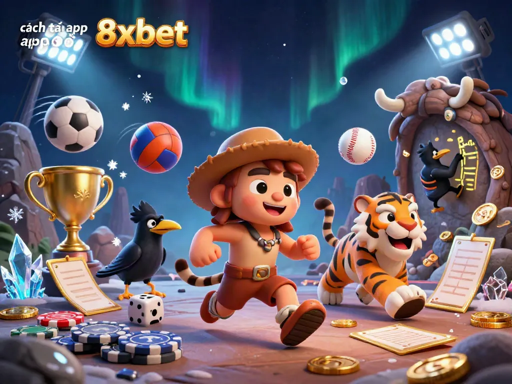 Experience how to tải app 8xbet conveniently with a dynamic casinoscape featuring iconic elements.