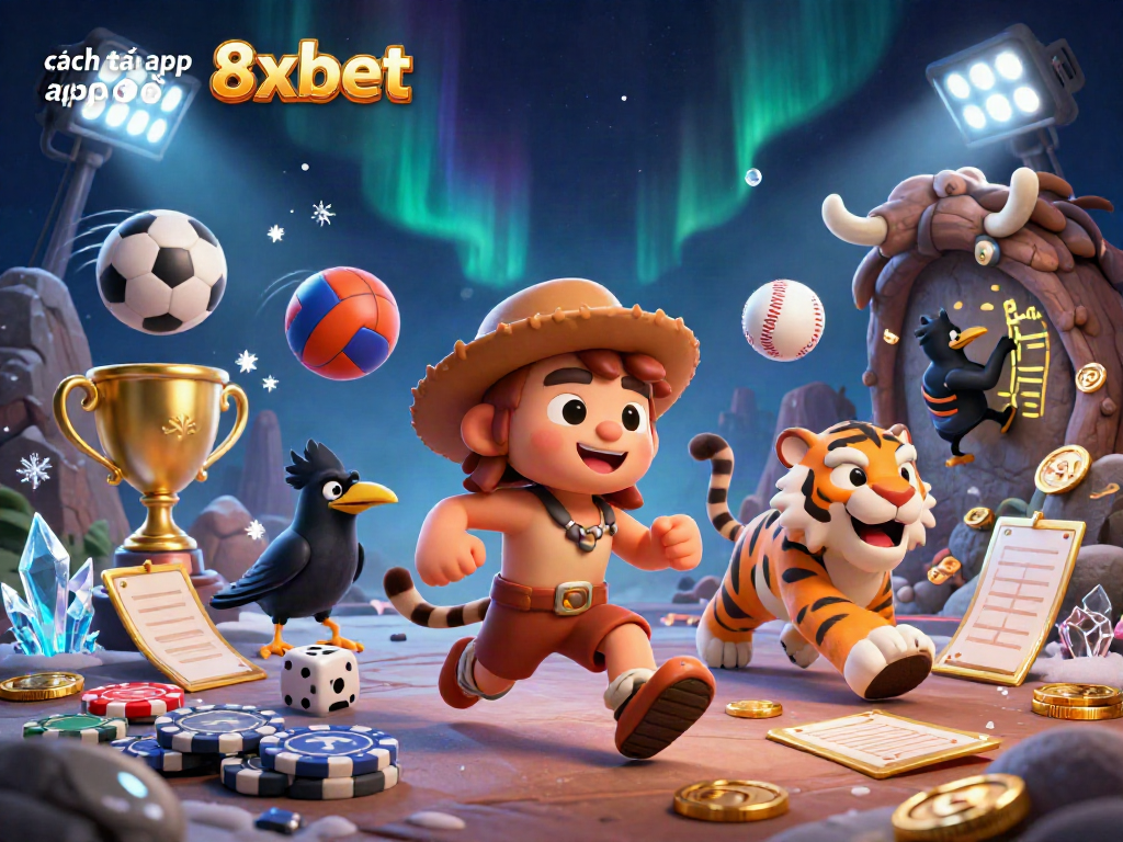 Experience how to tải app 8xbet conveniently with a dynamic casinoscape featuring iconic elements.