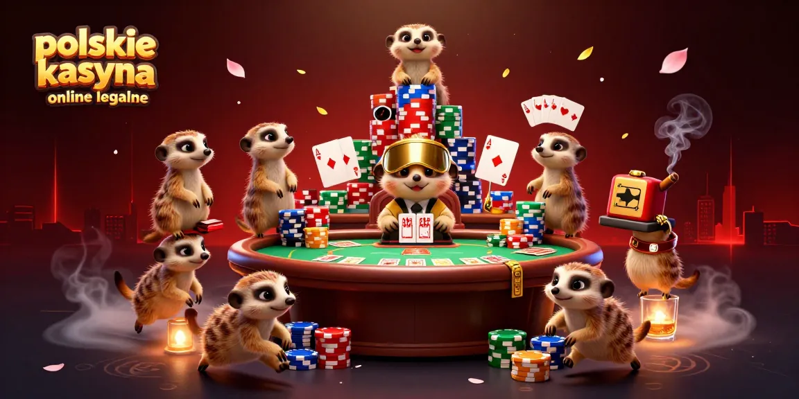 Experience the excitement of polskie kasyna online legalne with meerkats in a dynamic casino scene.