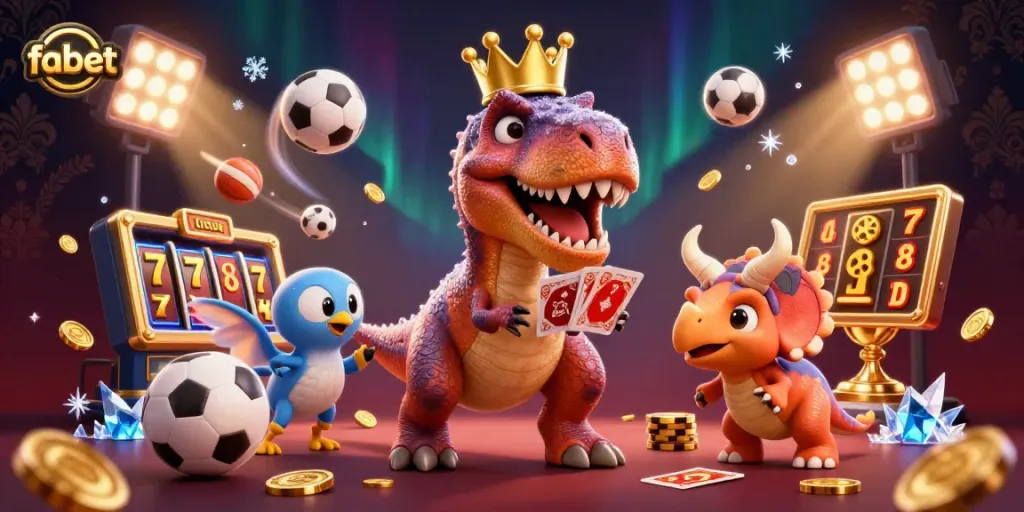 Engage with fabet's vibrant casino world featuring dynamic characters and gaming elements.