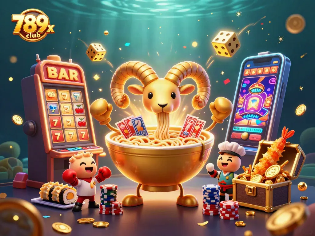 Experience thrilling gameplay at 789club with vibrant characters and energetic casino action.