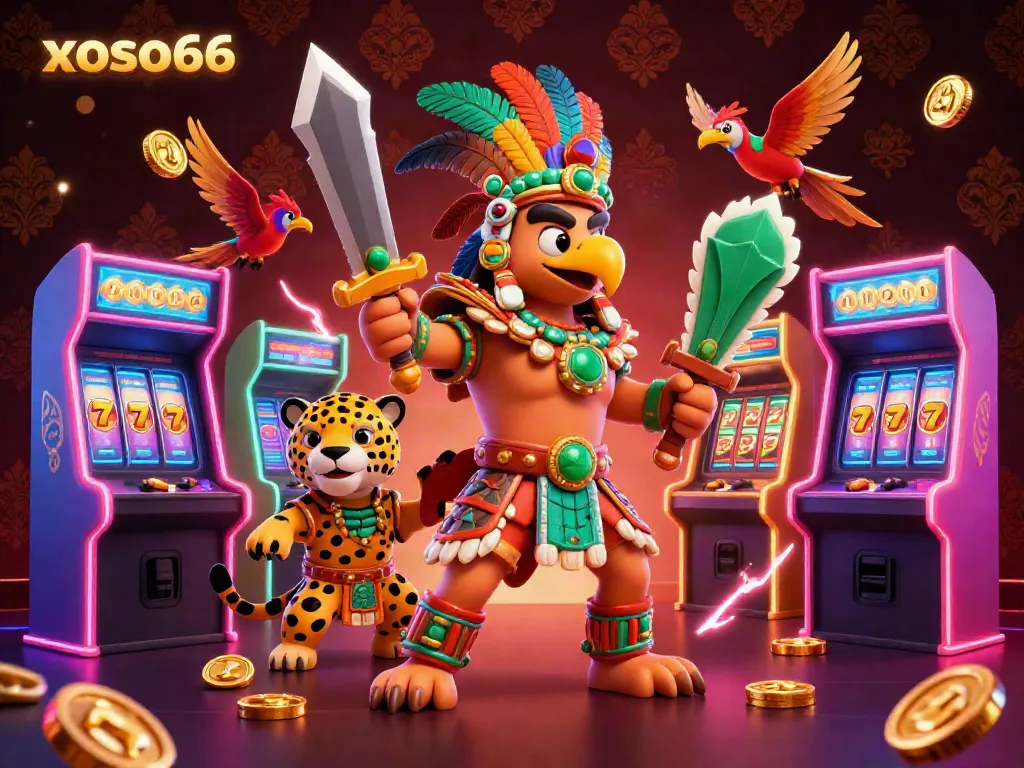 Engage with the vibrant world of xoso66 through a colorful casino adventure featuring dynamic game elements.