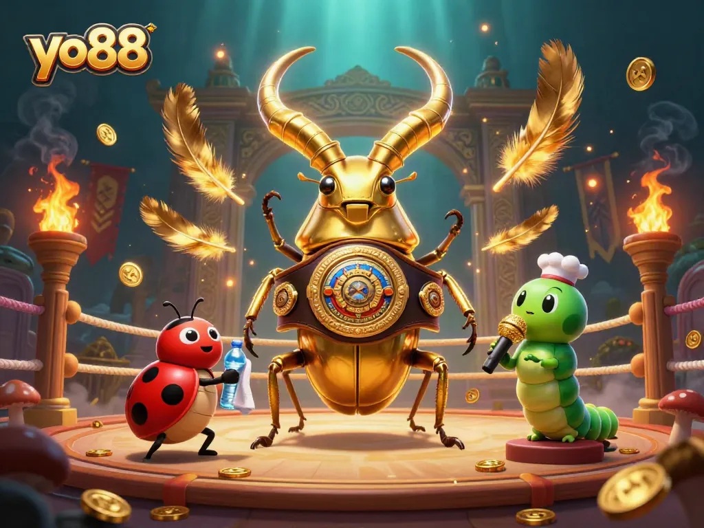 Experience the excitement of yo88 with dynamic gaming action featuring animated 3D characters in a vibrant casino setting.