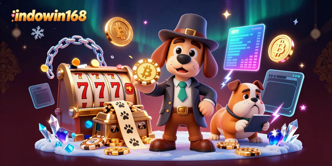 Indowin168 menampilkan detektif kartun yang mengeksplorasi petunjuk chip poker dalam suasana kasino yang menarik.