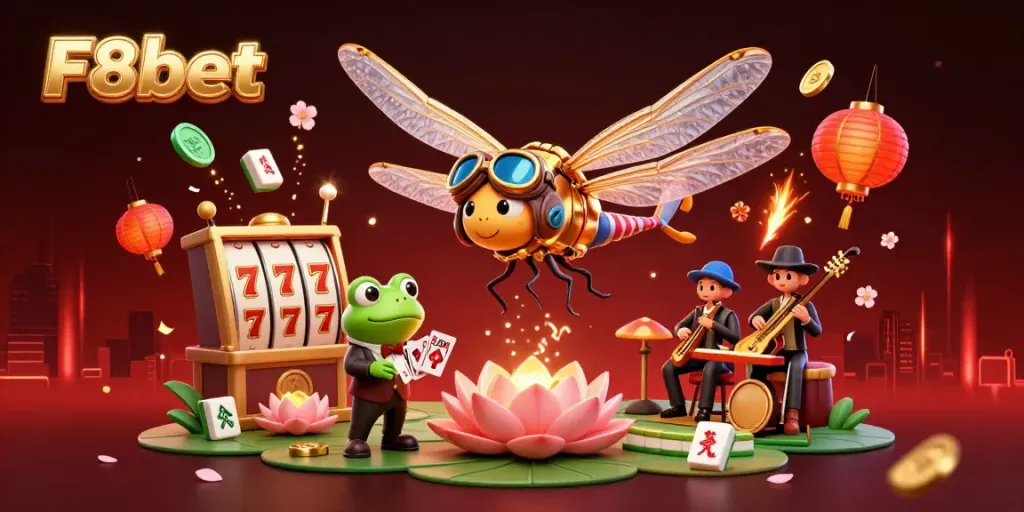 Engage in the vibrant world of F8bet with thrilling slots, dazzling croupiers, and festive jackpots.
